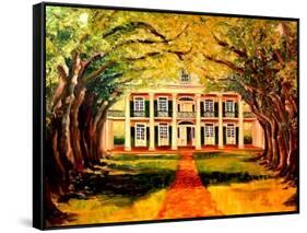 Oak Alley Plantation-Diane Millsap-Framed Stretched Canvas