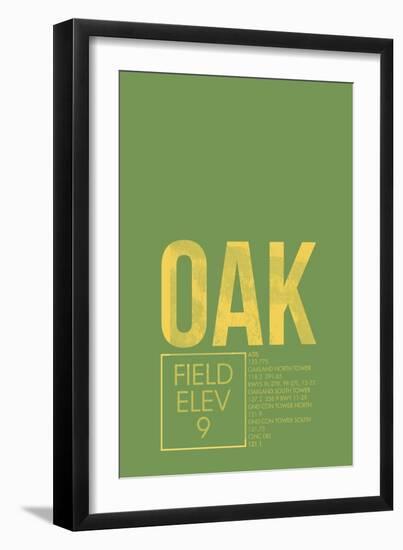 OAK ATC-08 Left-Framed Giclee Print