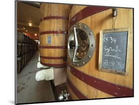 Oak Barrels and Foudre Fermentation Vats, Chateau Puech-Haut, Saint-Drezery-Per Karlsson-Mounted Photographic Print