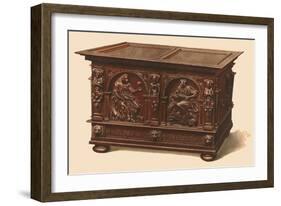 Oak chest, 1904-Shirley Slocombe-Framed Giclee Print