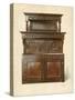 Oak Court Cupboard-Shirley Charles Llewellyn Slocombe-Stretched Canvas