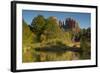 Oak Creek and Cathedral Rock, Crescent Moon Recreation, Sedona, Az-Michel Hersen-Framed Photographic Print