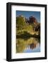 Oak Creek and Cathedral Rock, Crescent Moon Recreation, Sedona, Az-Michel Hersen-Framed Photographic Print