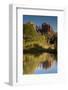 Oak Creek and Cathedral Rock, Crescent Moon Recreation, Sedona, Az-Michel Hersen-Framed Photographic Print