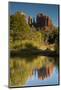 Oak Creek and Cathedral Rock, Crescent Moon Recreation, Sedona, Az-Michel Hersen-Mounted Photographic Print