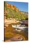 Oak Creek, Slide Rock State Park, Sedona, Arizona, Usa-Michel Hersen-Stretched Canvas