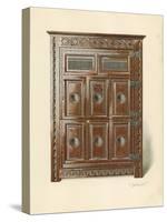 Oak Cupboard-Shirley Charles Llewellyn Slocombe-Stretched Canvas