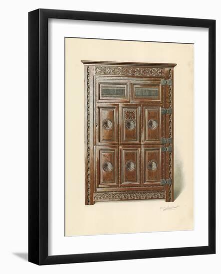 Oak Cupboard-Shirley Charles Llewellyn Slocombe-Framed Giclee Print