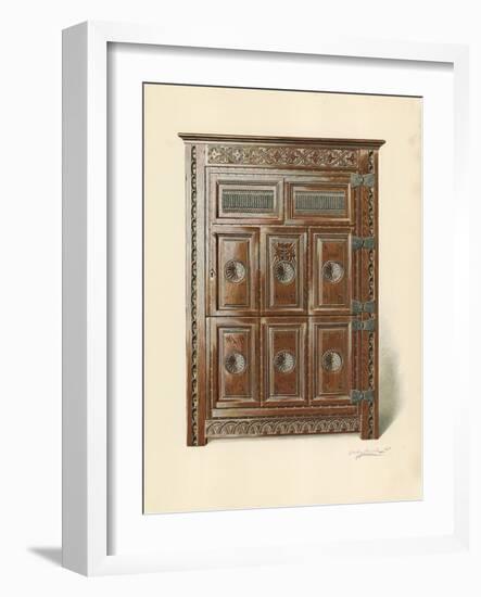 Oak Cupboard-Shirley Charles Llewellyn Slocombe-Framed Giclee Print