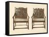 Oak Double Chairs-Shirley Charles Llewellyn Slocombe-Framed Stretched Canvas