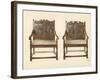 Oak Double Chairs-Shirley Charles Llewellyn Slocombe-Framed Giclee Print