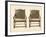 Oak Double Chairs-Shirley Charles Llewellyn Slocombe-Framed Giclee Print