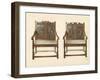 Oak Double Chairs-Shirley Charles Llewellyn Slocombe-Framed Giclee Print