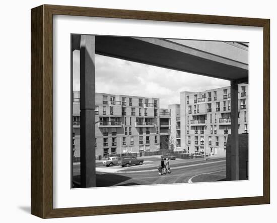 Oak Hill Housing Development, Rotherham, South Yorkshire, 1970S-Michael Walters-Framed Photographic Print
