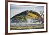 Oak Hills and Mist, Petaluma Backroads, Sonoma County-Vincent James-Framed Photographic Print