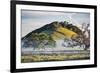 Oak Hills and Mist, Petaluma Backroads, Sonoma County-Vincent James-Framed Photographic Print