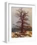 Oak in the Snow-Caspar David Friedrich-Framed Giclee Print