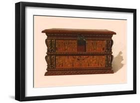 Oak inlaid box, 1904-Shirley Slocombe-Framed Giclee Print