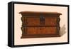 Oak inlaid box, 1904-Shirley Slocombe-Framed Stretched Canvas