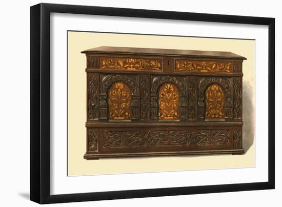 Oak inlaid chest, 1904-Shirley Slocombe-Framed Giclee Print