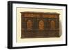 Oak inlaid chest, 1904-Shirley Slocombe-Framed Giclee Print