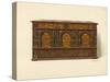 Oak Inlaid Chest, Property of Arthur James-Shirley Charles Llewellyn Slocombe-Stretched Canvas