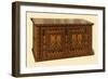 Oak inlaid Nonsuch chest, 1904-Shirley Slocombe-Framed Giclee Print