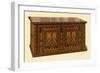 Oak inlaid Nonsuch chest, 1904-Shirley Slocombe-Framed Giclee Print
