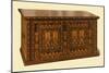 Oak inlaid Nonsuch chest, 1904-Shirley Slocombe-Mounted Giclee Print
