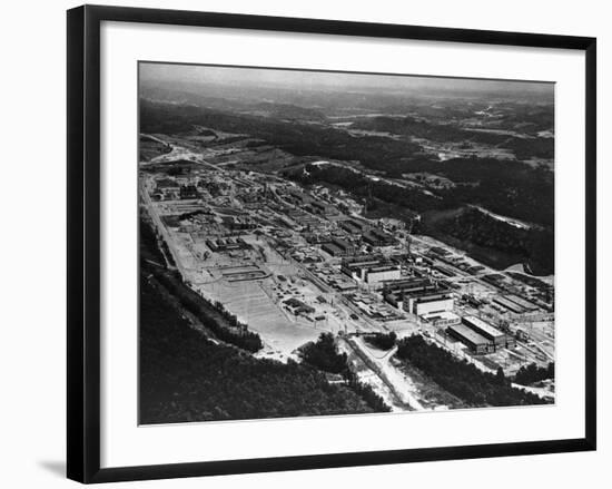 Oak Ridge Electromagnetic Plant-null-Framed Photographic Print