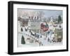 Oak Ridge in Winter-Bob Fair-Framed Giclee Print