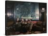 Oak Room Bar at the Plaza Hotel Stands Where a Wall Street Broker Once Had an Office-Dmitri Kessel-Stretched Canvas