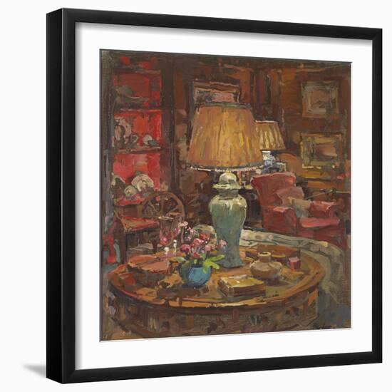 Oak Room Lamps-Susan Ryder-Framed Giclee Print