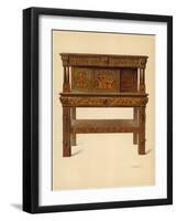 Oak Standing Buffet, Property of Edward Quilter-Shirley Charles Llewellyn Slocombe-Framed Giclee Print