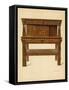 Oak Standing Buffet, Property of Edward Quilter-Shirley Charles Llewellyn Slocombe-Framed Stretched Canvas