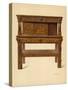 Oak Standing Buffet, Property of Edward Quilter-Shirley Charles Llewellyn Slocombe-Stretched Canvas