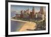 Oak Street Beach, Chicago, Illinois-null-Framed Premium Giclee Print