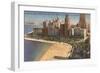 Oak Street Beach, Chicago, Illinois-null-Framed Art Print