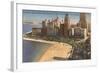 Oak Street Beach, Chicago, Illinois-null-Framed Art Print