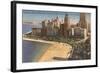 Oak Street Beach, Chicago, Illinois-null-Framed Art Print