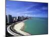 Oak Street Beach, Lake Michigan, Chicago, Illinois, USA-null-Mounted Photographic Print