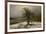 Oak Tree by the Elbe in Winter-Johan Christian Clausen Dahl-Framed Giclee Print