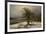 Oak Tree by the Elbe in Winter-Johan Christian Clausen Dahl-Framed Giclee Print