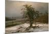 Oak Tree by the Elbe in Winter-Johan Christian Clausen Dahl-Mounted Giclee Print