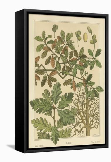 Oak Tree-M. P. Verneuil-Framed Stretched Canvas