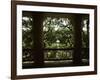 Oak Trees in Front of a Mansion, Oak Alley Plantation, Vacherie, Louisiana, USA-null-Framed Photographic Print