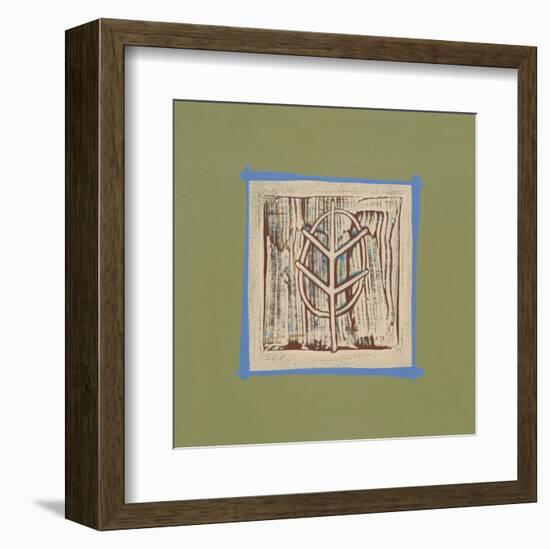 Oak-P^G^ Gravele-Framed Art Print