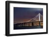 Oakland Bay Bridge at Sunset-digital94086-Framed Photographic Print