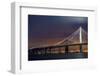 Oakland Bay Bridge at Sunset-digital94086-Framed Photographic Print