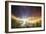 Oakland Bay Bridge Light Beams-Vincent James-Framed Photographic Print